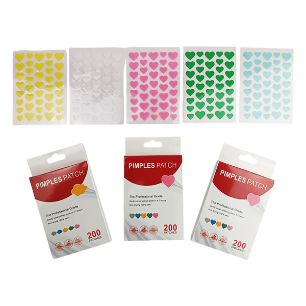Parches para acné en presentación de corazón - Pimples Patch