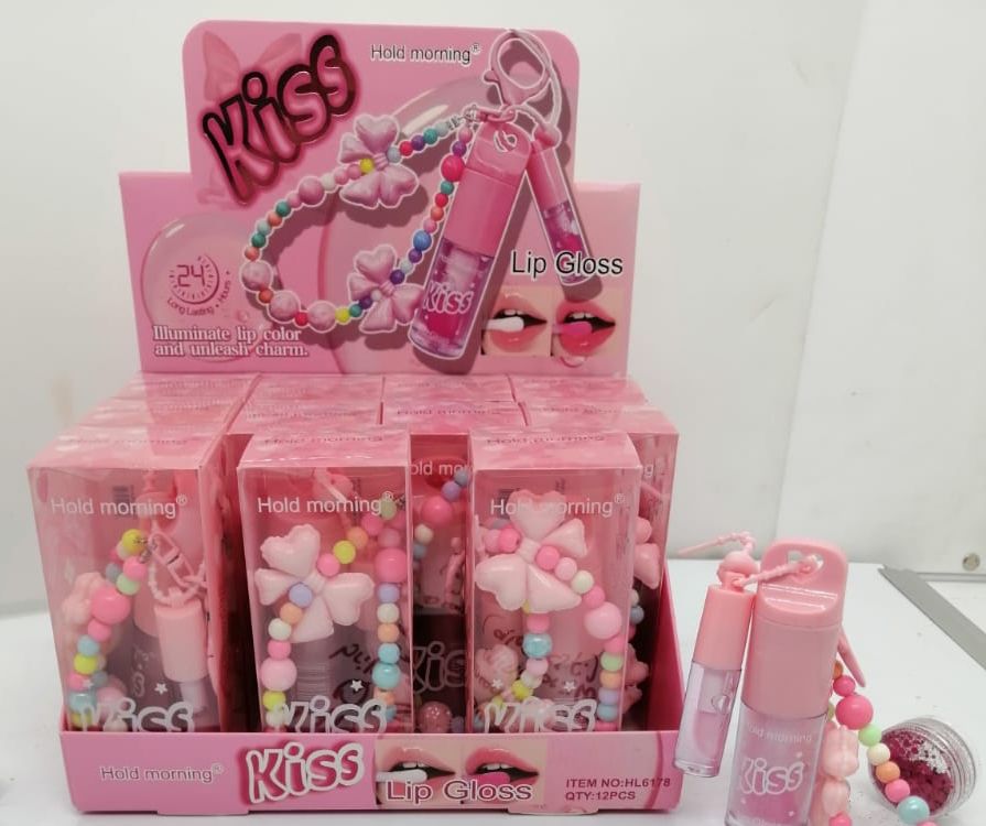 Brillo labial kiss con llavero - Hold Morning