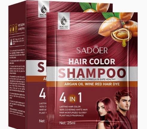 SOBRES DE SHAMPOO CON TINTE