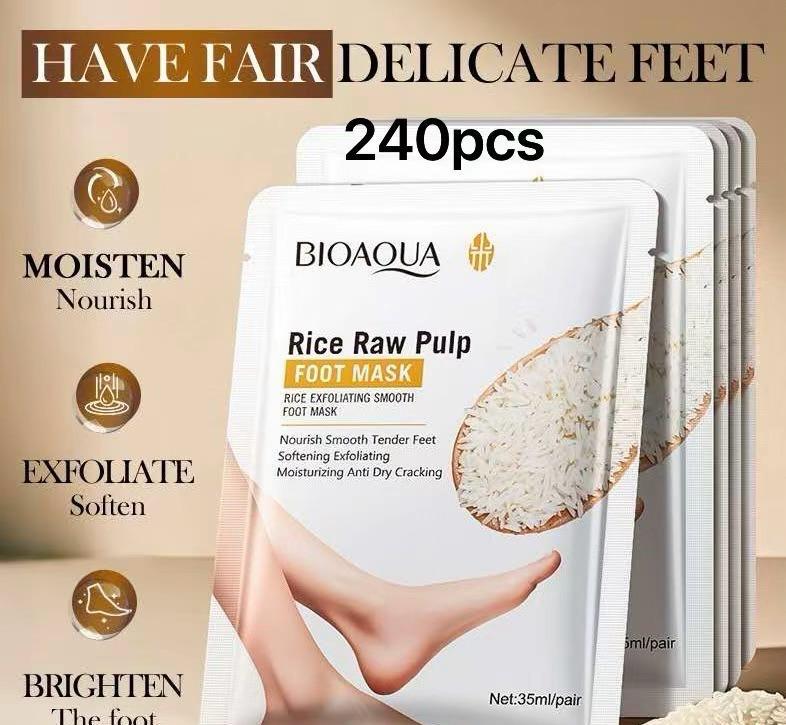 MASCARILLA DE PIES BIOAQUA DE ARROZ
