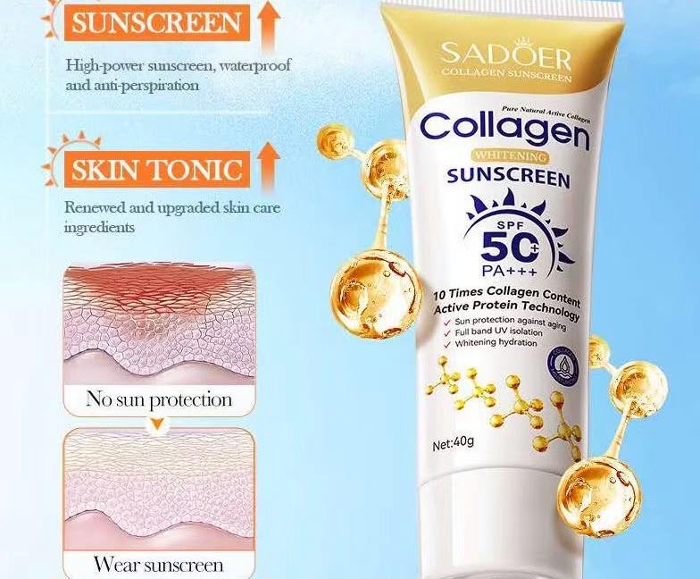 PROTECTOR SOLAR DE COLAGENO