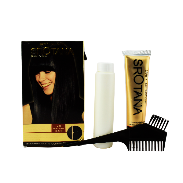 Tinte para el cabello color 2.0 negro intenso - SROTANA