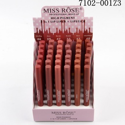 [7102-001Z3] LABIAL DOBLE MISS ROSE